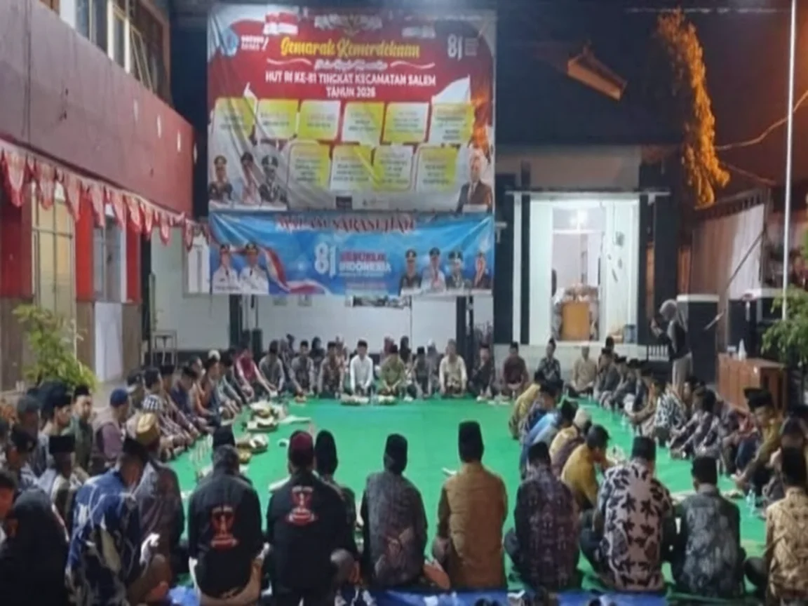 Malam Tasyakuran HUT RI di Salem, Perhutani Perkuat Silaturahmi dan Sinergi Lintas Sektor