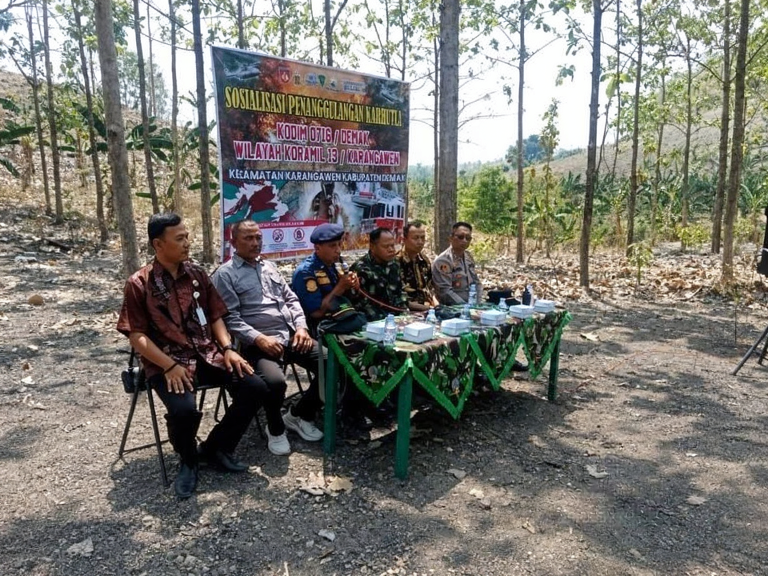Perhutani Sosialisasikan Pencegahan Karhutla kepada Masyarakat